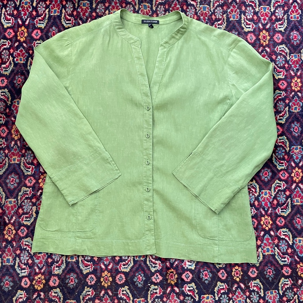 Eileen Fisher Linen Shirt - Large